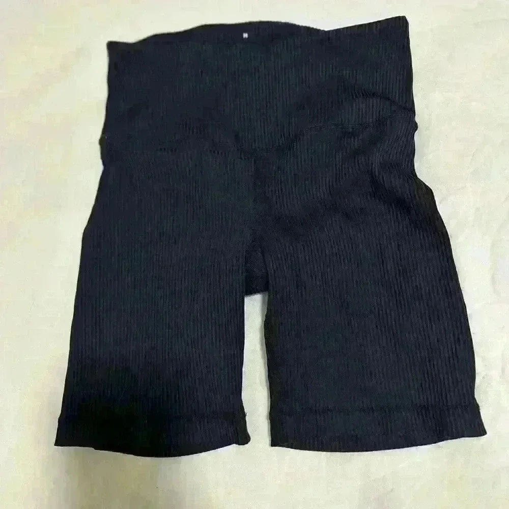 Tan Lines ribbed bike shorts